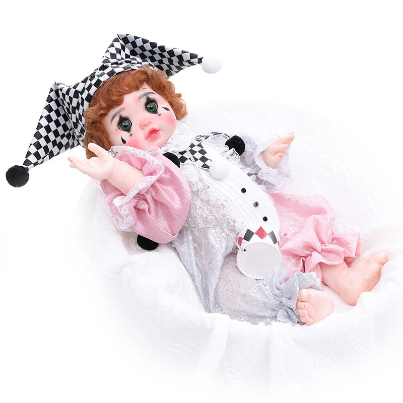 Trendy Toy Clown Doll 18 inch/45cm Collectible Hand Painted - Reborn Doll Australia