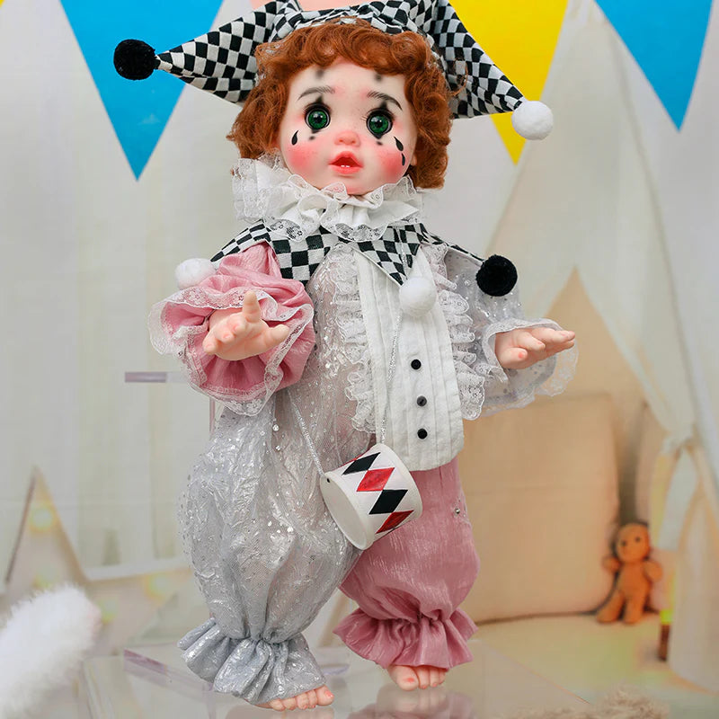 Trendy Toy Clown Doll 18 inch/45cm Collectible Hand Painted - Reborn Doll Australia